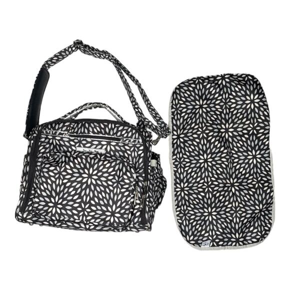 JuJuBe B.F.F. Platinum Petals Diaper Bag Backpack